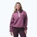 Bluză fleece pentru femei Columbia Helvetia II Cropped Half Snap Fleece antique mauve/mineral pink