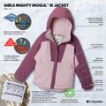 Geacă de schi pentru copii Columbia Mighty Mogul III mineral pink/antique mauve 4