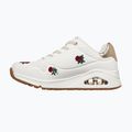 Încălțăminte pentru femei SKECHERS Uno Champagne & Roses white 3