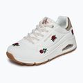 Încălțăminte pentru femei SKECHERS Uno Champagne & Roses white 4