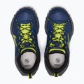 Încălțăminte de trekking pentru copii KEEN Zionic Mid Wp naval academy/evening primrose 3