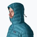 Geacă cu puf pentru bărbați Patagonia Down Sweater Hoody glacial blue 5