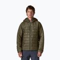 Geacă izolată pentru bărbați Patagonia Hi-Loft Nano Puff Hoody basin green