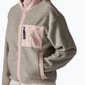 Bluză fleece pentru femei Patagonia Synchilla oatmeal heather w/pink frost 4