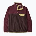 Bluză fleece pentru femei Patagonia Lightweight Synchilla Snap-T Pullover den brown
