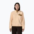 Bluză fleece pentru femei Patagonia Lightweight Synchilla Snap-T Pullover natural