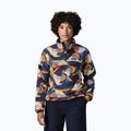 Bluză fleece pentru femei Patagonia Lightweight Synchilla Snap-T Pullover smudge: smolder blue