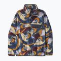 Bluză fleece pentru femei Patagonia Lightweight Synchilla Snap-T Pullover smudge: smolder blue 4