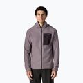 Bluză de trekking pentru bărbați Patagonia R1 Air Full-Zip Hoody may grey