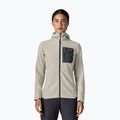 Bluză fleece pentru femei Patagonia R1 Air Full-Zip Hoody birch white