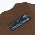 Longsleeve pentru bărbați Patagonia Cap Cool Daily Boardshort Logo LS berm brown - light berm brown x-dye 4