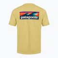 Tricou pentru bărbați Patagonia Capilene Cool Daily Boardshort Logo limestone yellow - light limestone yellow x-dye 2