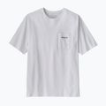 Tricou pentru bărbați Patagonia Boardshort Logo Pocket Responsibili fiber white