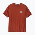 Tricou pentru bărbați Patagonia Great Waves Responsibili-Tee rusty red