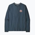 Longsleeve pentru bărbați Patagonia Great Waves Responsibili-Tee LS summit blue 2