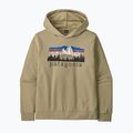 Bluză de trekking pentru bărbați Patagonia Fitz Roy Foothills Daily Hoody weathered stone 2