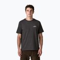 Tricou pentru bărbați Patagonia Fitz Roy Foothills ink black