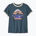 Tricou pentru femei Patagonia Great Waves Ringer Tee summit blue 2