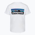 Tricou pentru femei Patagonia P-6 Logo Responsibili-Tee fiber white 2