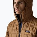 Geacă izolată pentru bărbați Patagonia Nano Puff Hoody deer brown 5