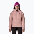 Geacă cu puf pentru femei Patagonia Down Sweater Hoody moonrise taupe