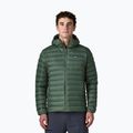 Geacă cu puf pentru bărbați Patagonia Down Sweater Hoody treeline green