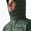 Geacă cu puf pentru bărbați Patagonia Down Sweater Hoody treeline green 5