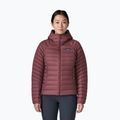 Geacă cu puf pentru femei Patagonia Down Sweater Hoody dark ruby