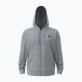 Bluză pentru bărbați Under Armour Flex Fleece Full Zip mod gray/black