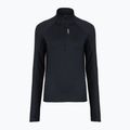 Bluză pentru femei de alergare HOKA Skyform Half Zip black heather