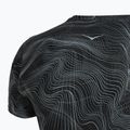 Tricou de alergare pentru bărbați HOKA EveryRun CLF PRT black/white 4