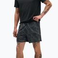 Pantaloni scurți de alergare pentru bărbați HOKA Glide Short 5" Brief CLF PRT black/white