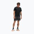 Pantaloni scurți de alergare pentru bărbați HOKA Glide Short 5" Brief CLF PRT black/white 2