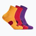 Șosete HOKA Quarter Run Sock 3-Pack egg yolk/cerise/virtual violet