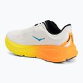 Încălțăminte de alergare pentru bărbați HOKA Bondi 9 white/neon tangerine 3
