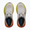 Încălțăminte de alergare pentru bărbați HOKA Bondi 9 white/neon tangerine 5