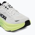 Încălțăminte de alergare pentru femei HOKA Bondi 9 white/tart apple 7