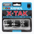 Învelișuri pentru rachete de squash Karakal X-TAK Grip 3 buc negru.