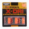 Înveliș pentru rachete de squash Karakal X-Dri Grip 3 buc. orange