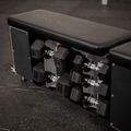 Set TREXO Bancă Storage + Gantere Hex negru 7
