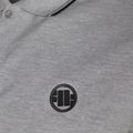 Tricou polo pentru bărbați Pitbull West Coast Polo Slim Logo grey/melange 3