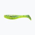 Relax Hoofed Rubber Bait 4 Laminated 4 buc. Mătase / Chartreuse-Albastru, sclipici roșu BLS4-L