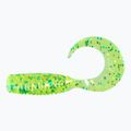 Momeală moale Relax Twister VR1 Standard 8 buc. Chartreuse-Gold / Blue Glitter VR1-TS