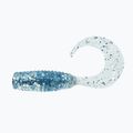 Momeală moale Relax Twister VR1 Standard 8 buc. Sclipici albastru cer senin / Sclipici transparent-argintiu VR1-TS