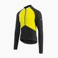 Tricou de ciclism ASSOS Mille GT Spring Fall pentru bărbați negru/galben 11.30.344.32 2