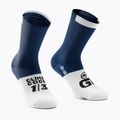 Șosete de ciclism ASSOS GT C2 albastru-albe P13.60.700.2A.0