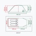Cort de camping Coleman Chimney Rock 3 Plus pentru 3 persoane gri-verde 2000032117 3