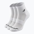 Șosete Babolat Quarter 3 Pack white/white