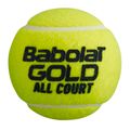Set de mingi de tenis 4 buc. BABOLAT Gold All Court 4 galben 502085 3