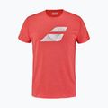 Babolat tricou pentru bărbați Exercise Big Flag roșu mac roșu heather